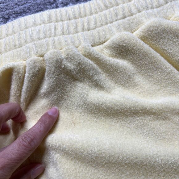 Juicy Couture x Forever 21 Yellow Terry Cloth Cropped Halter Top Short Set 0X - Picture 16 of 16